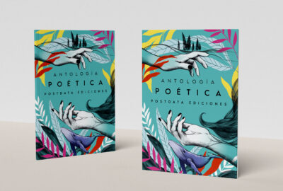 Antología Poética Postdata ediciones, ilustración digital, Lily Vainylla