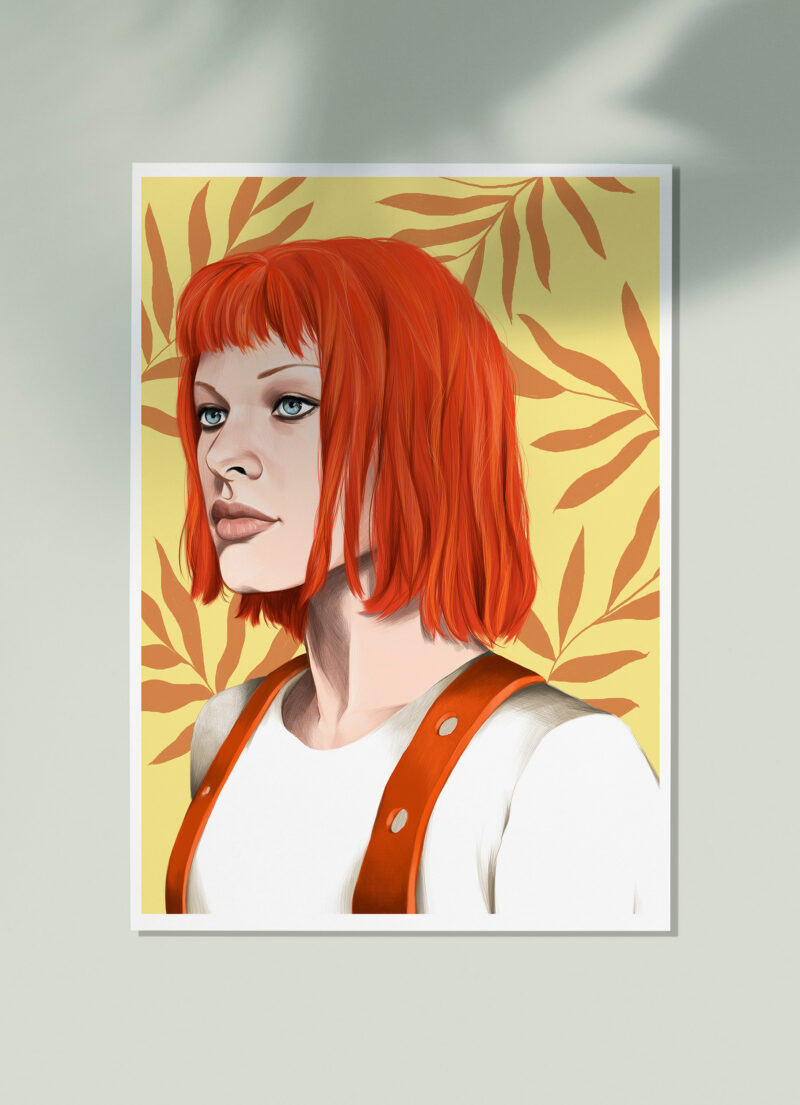 Leeloo - The Fifth Element - Lily Vainylla - digital art