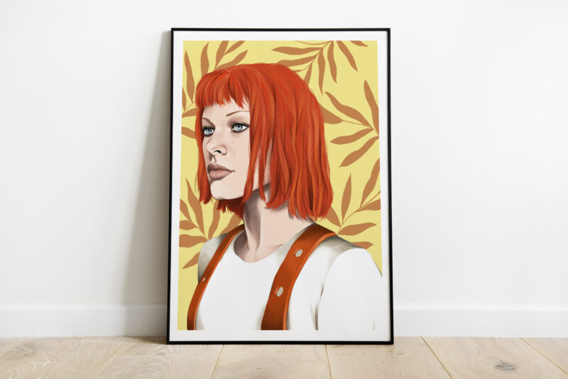 Leeloo - The Fifth Element - Lily Vainylla - digital art